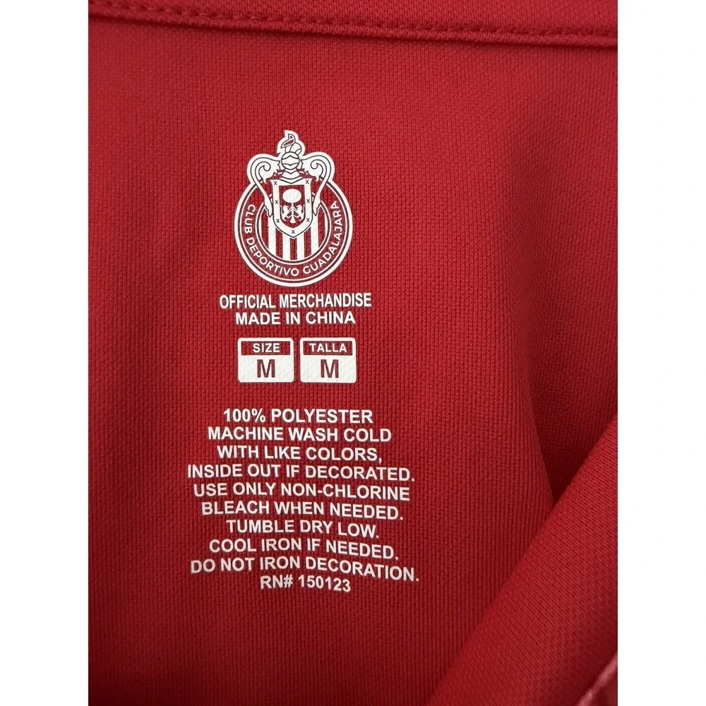 Icon Sports Mens Chivas Jersey Chivas Del Guadalajara Soccer‎ TShirt Medium NWT